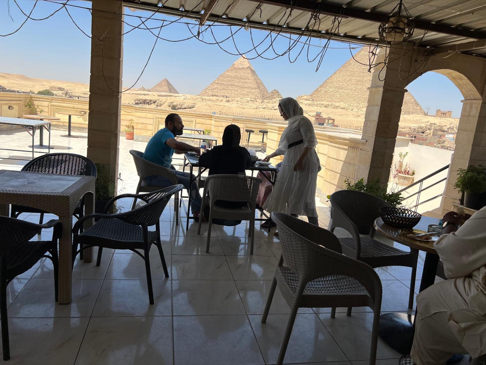 Moses Pyramids Inn Kafret el-Gabal Dış mekan fotoğraf