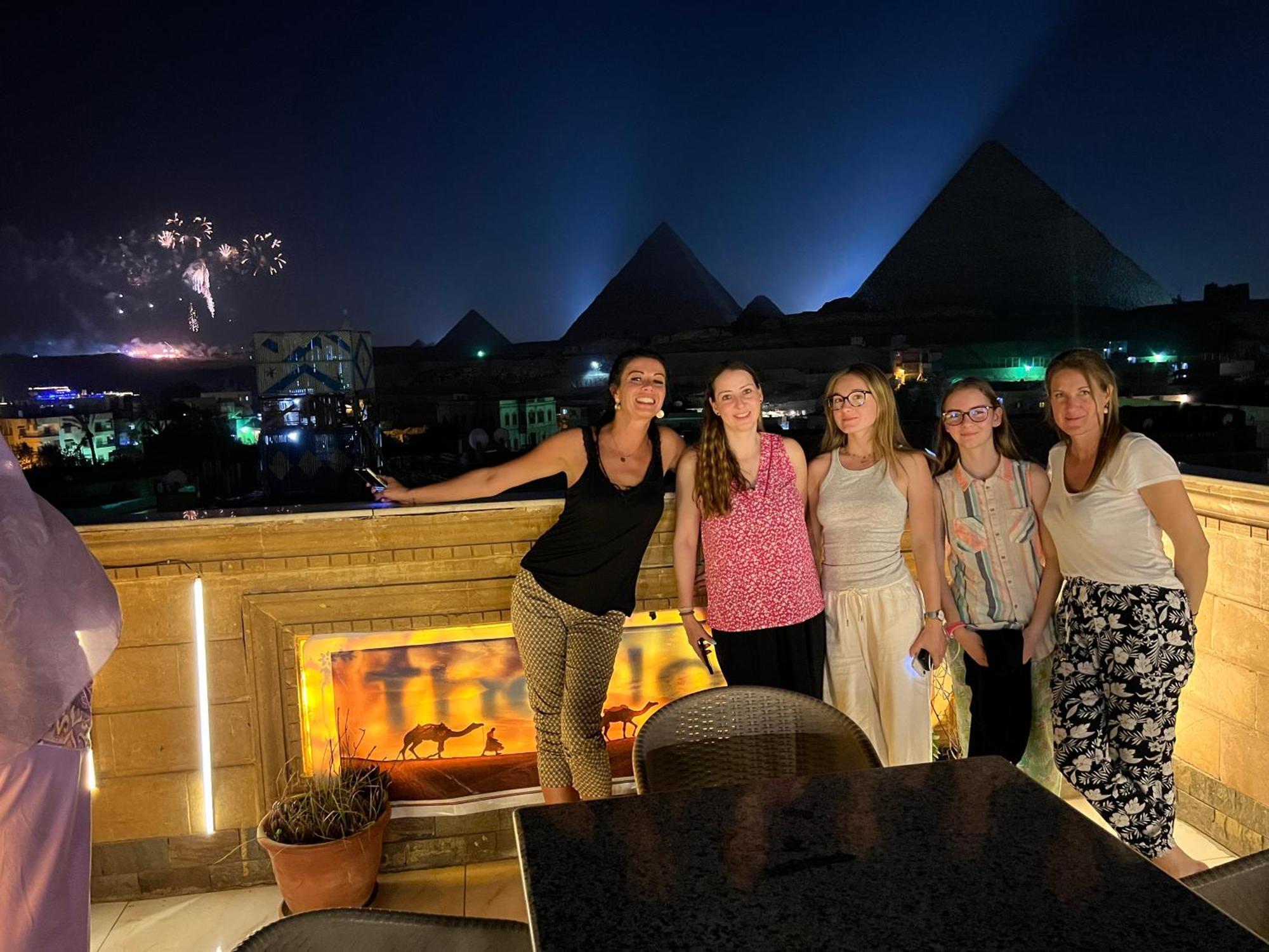 Moses Pyramids Inn Kafret el-Gabal Dış mekan fotoğraf
